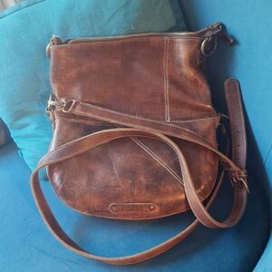BED|STU Teak Rustic Rust Moorea Leather Convertible Bag Brown